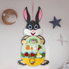  Easter Kids DIY Felt Bunny Pendants Toy 