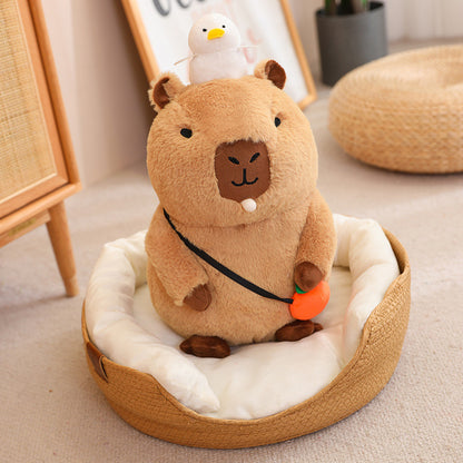  Capybara with Duck Plush Toy 