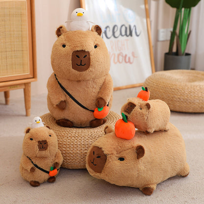  Capybara with Duck Plush Toy 