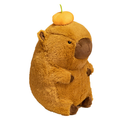  Sulking Capybara with Orange Doll Plush 
