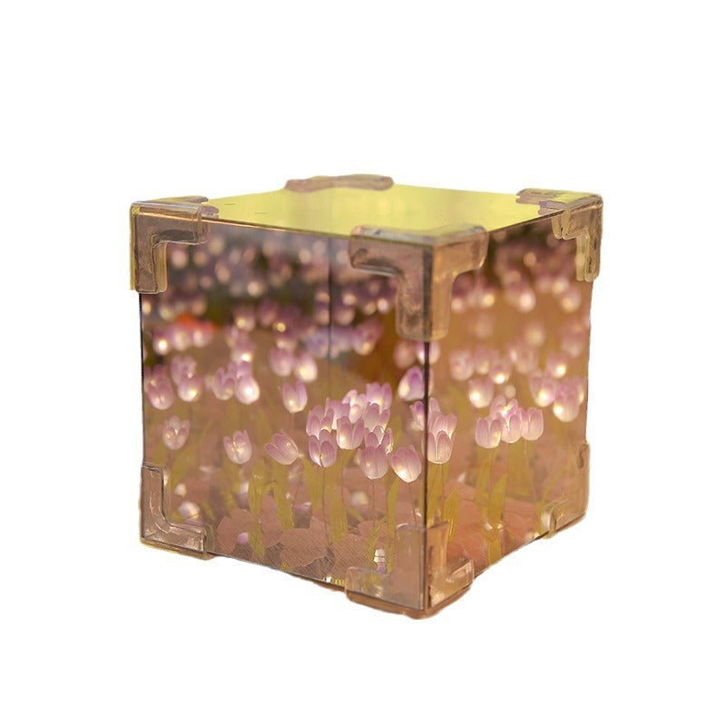  Tulips Bouquet Cube Lamp 