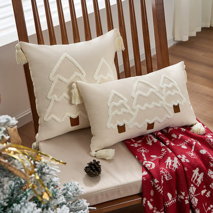  Christmas Embroidery Pillow Case 