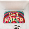  Get Naked Rainbow Bathroom Mat 
