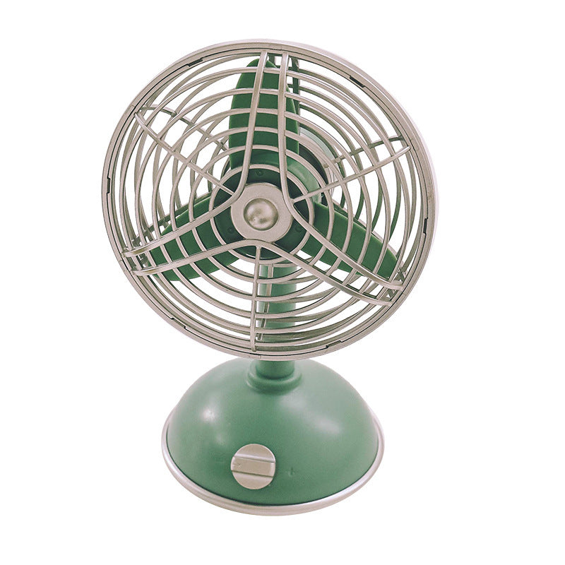  Retro USB Charging Mini Fan 