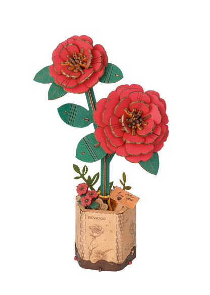  DIY Flower Bouquet Wooden Floral Jigsaw 