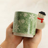 Hand-Painted Gingerbread Man Christmas Ceramic Mug - patchandbagel