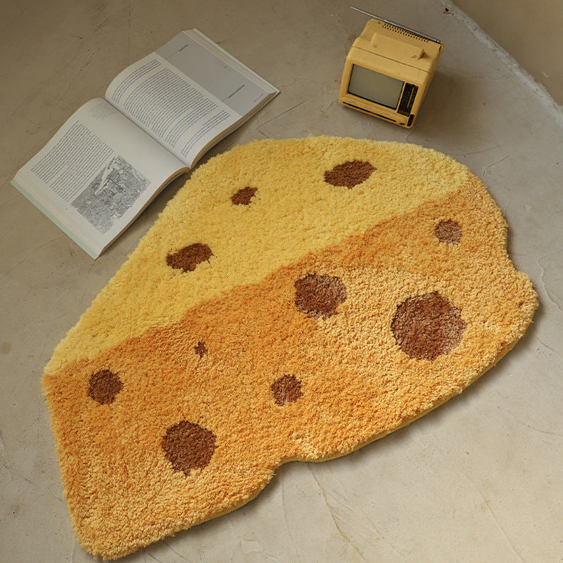 Cartoon Cute Cheese Bedroom Mat - patchandbagel