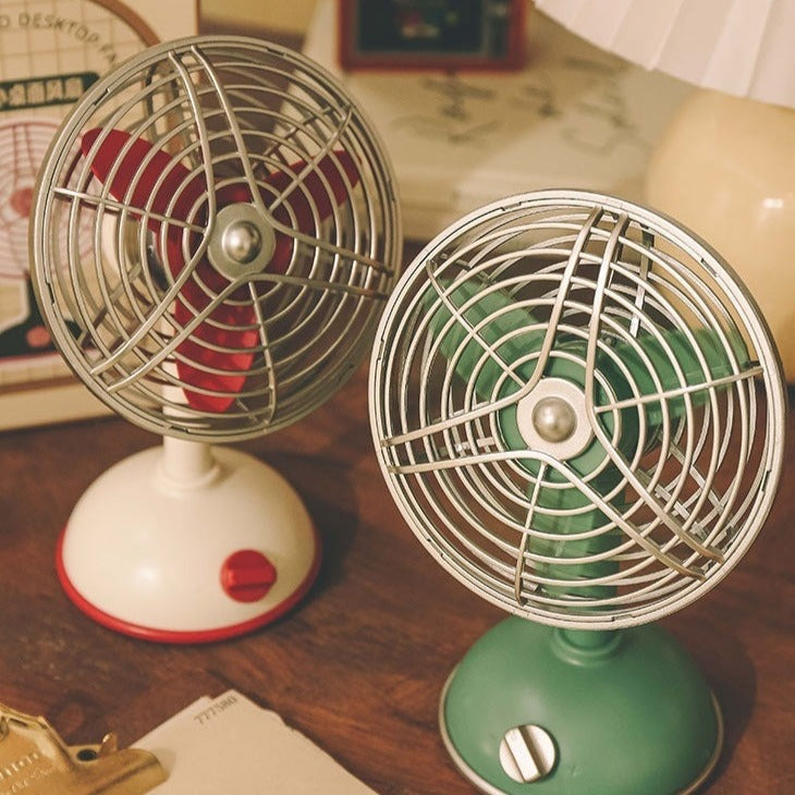  Retro Vintage Mini Fan 