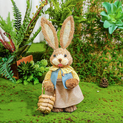 Easter Rabbit Decoration Outdoor Garden Ornament - patchandbagel