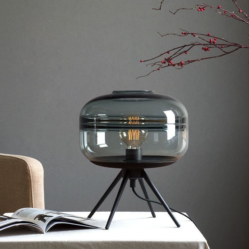  Hand-blown Artisan Glass Table Lamp 