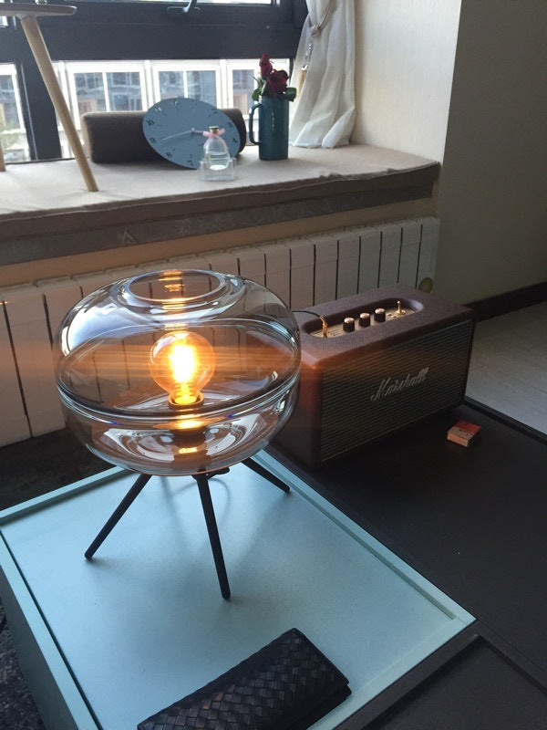  Hand-blown Artisan Glass Table Lamp 