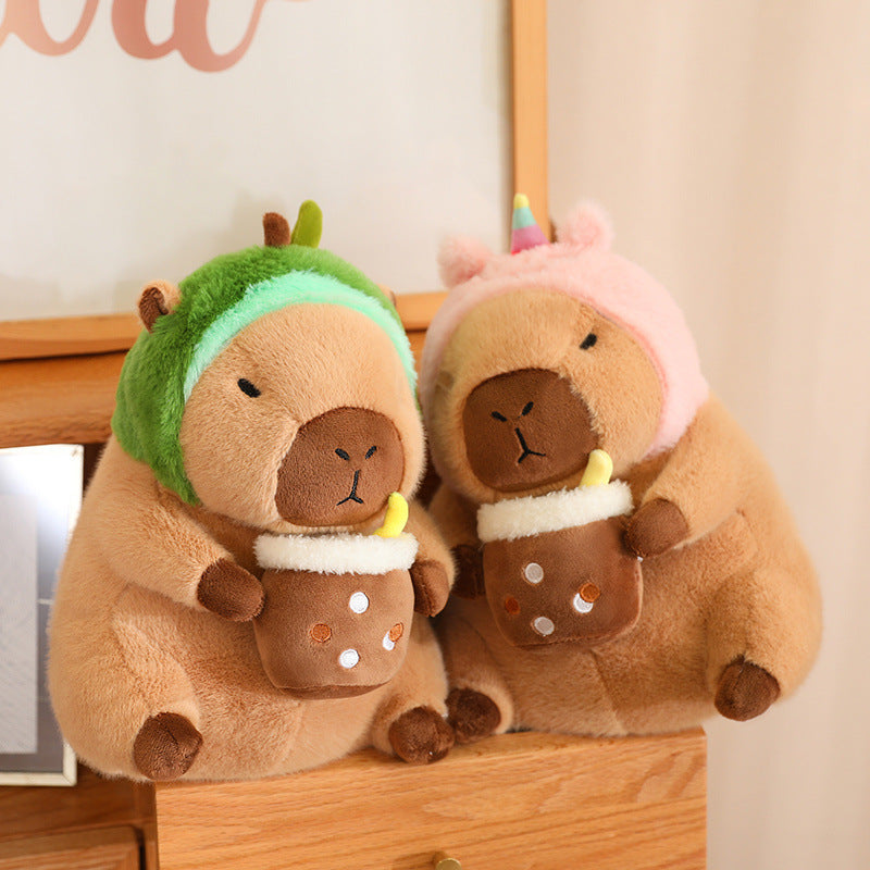 Capybara and Toast Doll Plushie - patchandbagel