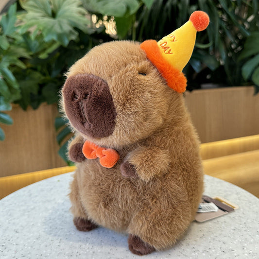  Birthday Capybara Plush Toy 