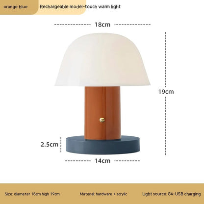  Scandi Mushroom Lamp 