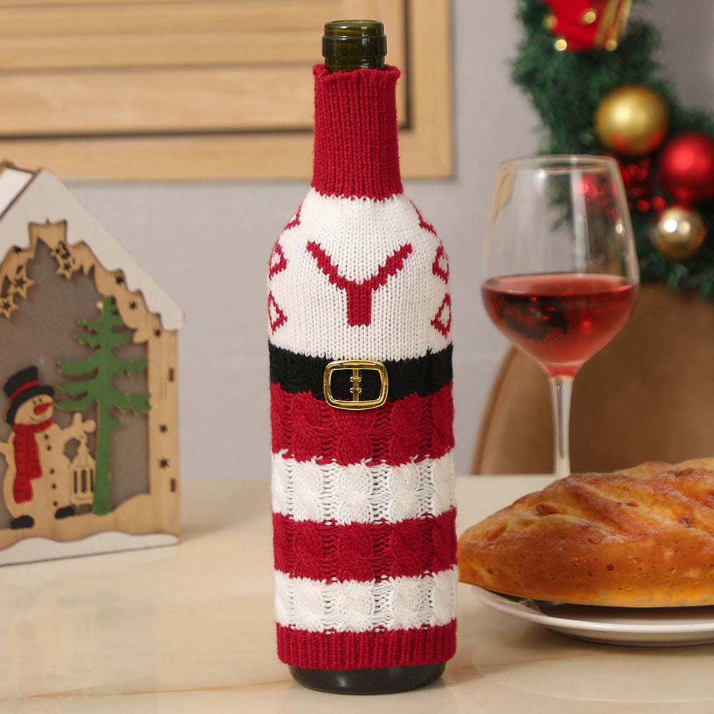  Christmas Letters Wine Bottle Cover 