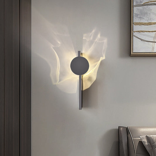 Ripple Radiance Stainless Steel Wall Lamp