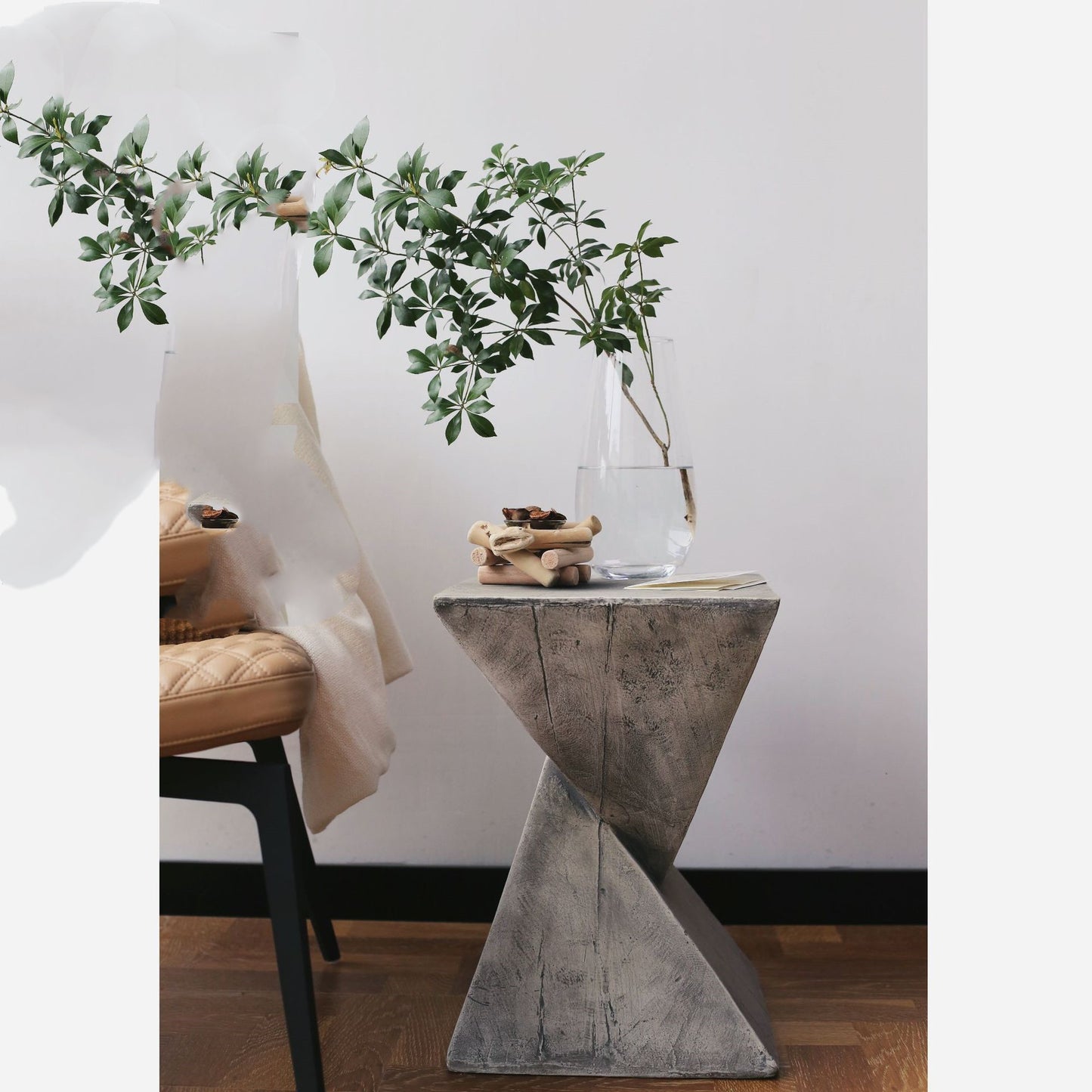  Double Trouble Geometric Triangle Coffee Table 