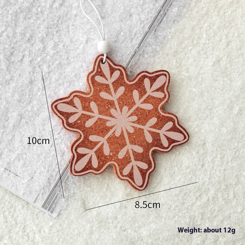  Christmas Wooden Pendant 