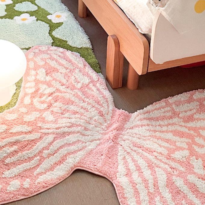  Pink Butterfly Carpet Rug 