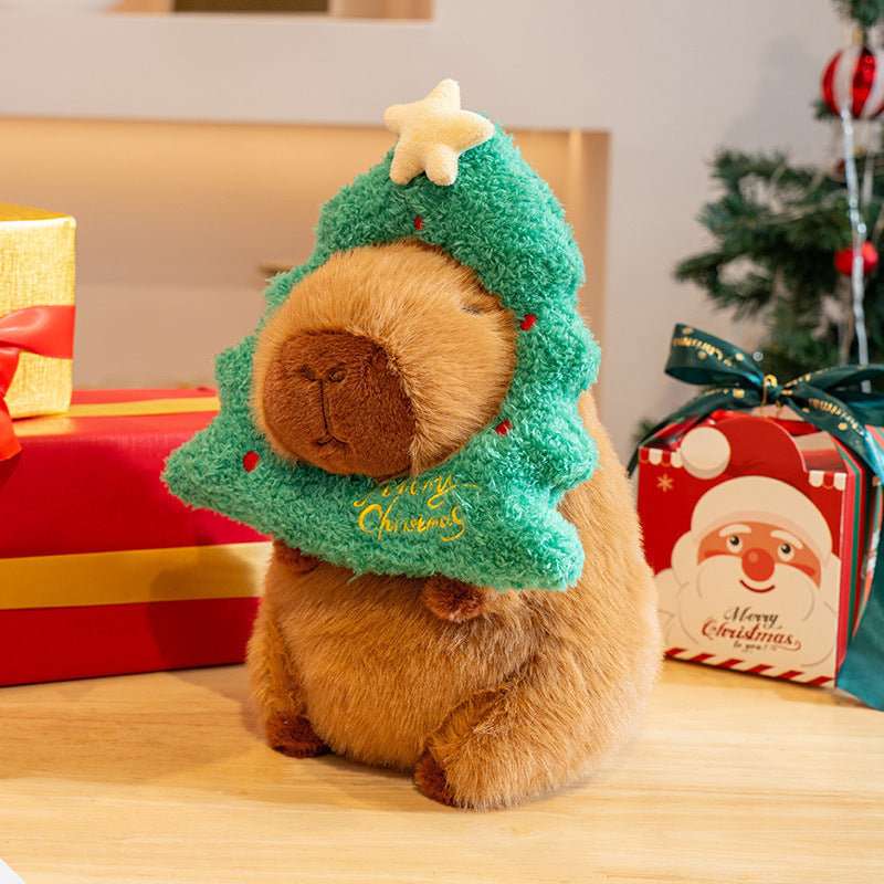  Christmas Capybara Plush 