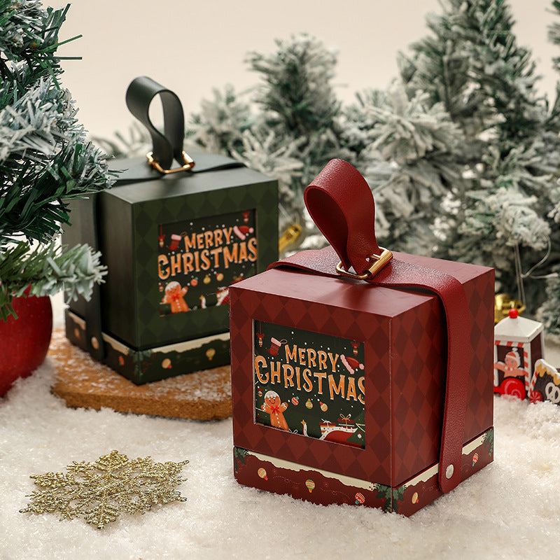 Christmas Cylinder Gift Box - patchandbagel