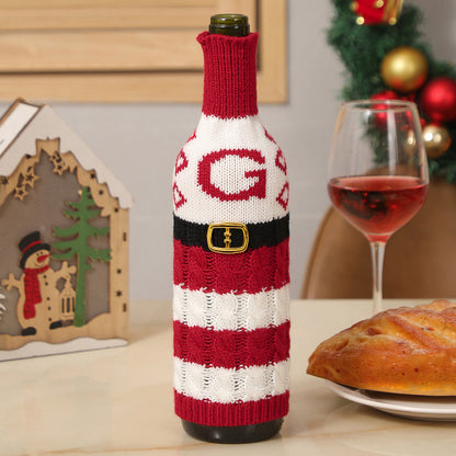  Christmas Letters Wine Bottle Cover 