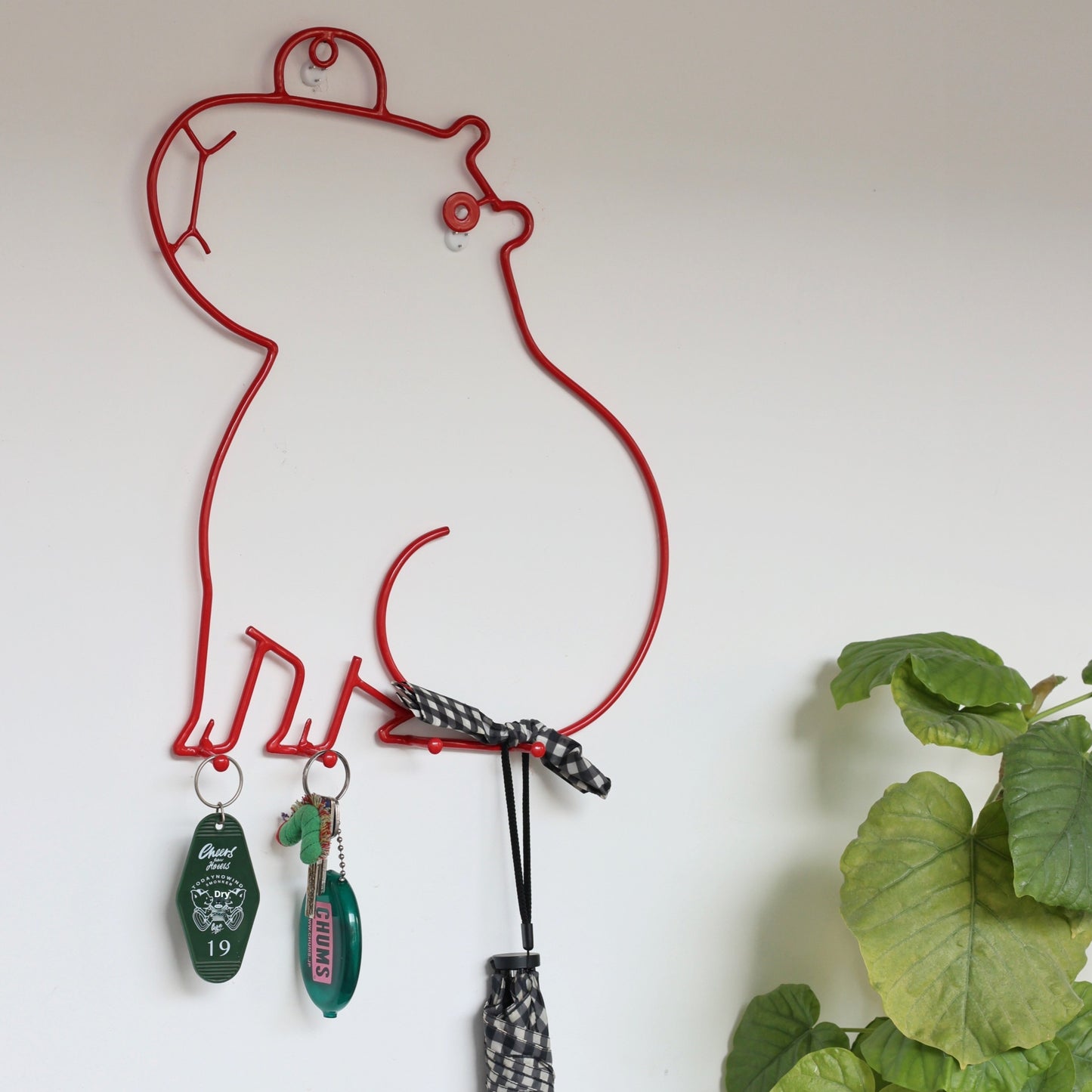  Red Capybara Wall Decor 