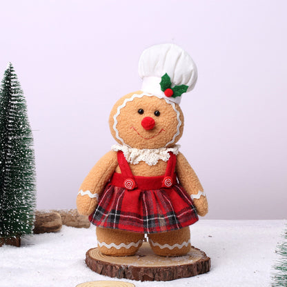  Gingerbread Man and Woman Christmas Doll 