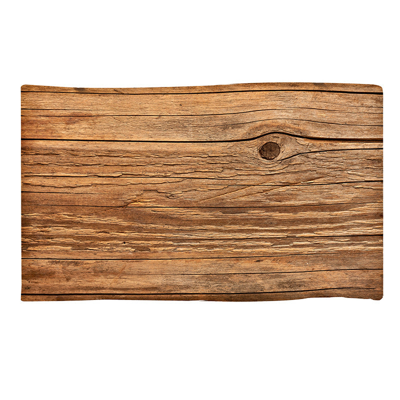  Wood Grain Bath Mat 