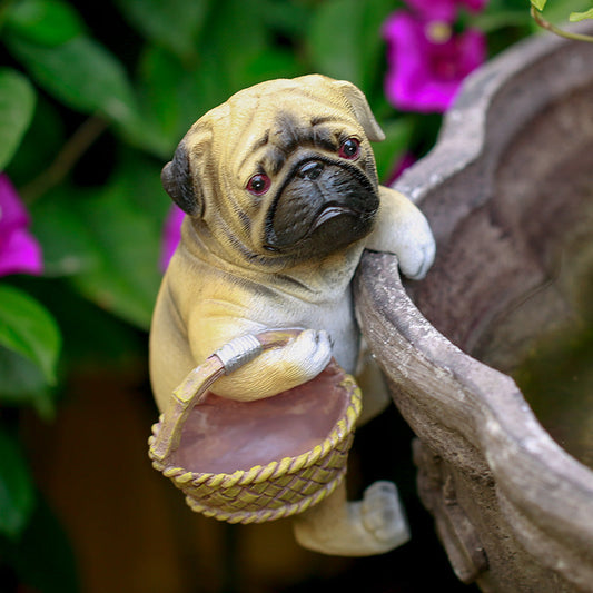  Sneaky Pug Animals Small Ornament 