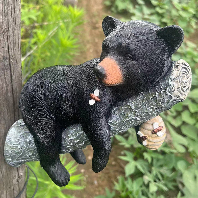  Hanging Tree Black Bear Ornament 