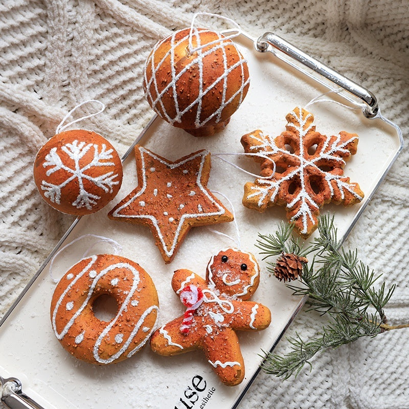  Gingerbread Christmas Tree Ornaments 