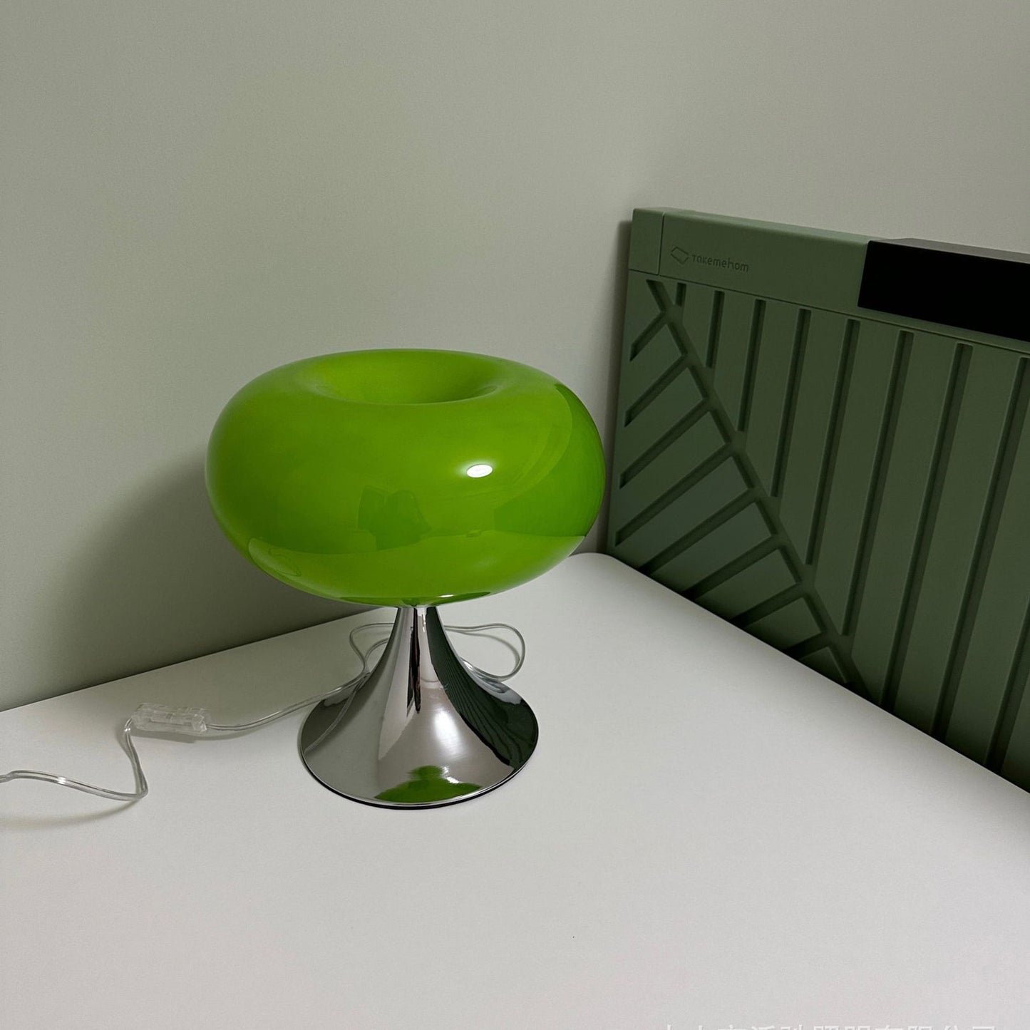  Serene Green Bagel Lamp 