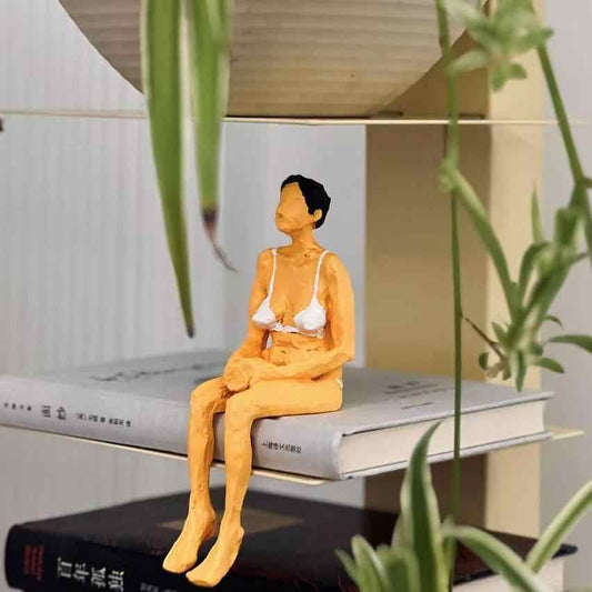 Bikini Woman Waiting Ornament