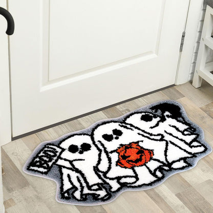  Halloween Ghost Absorbent Rug 