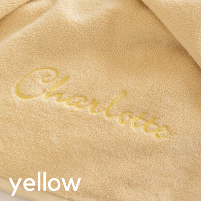  Personalized Name Embroidery Bath Towel 