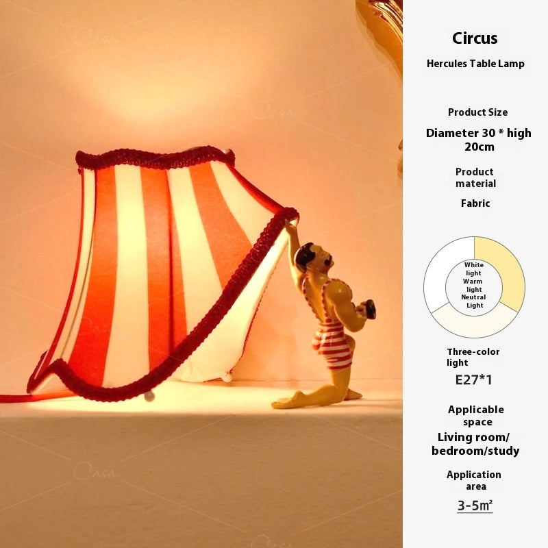  Circus Hercules Table Lamp 