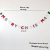 Christmas Hanging Flag Bunting Wool Felt