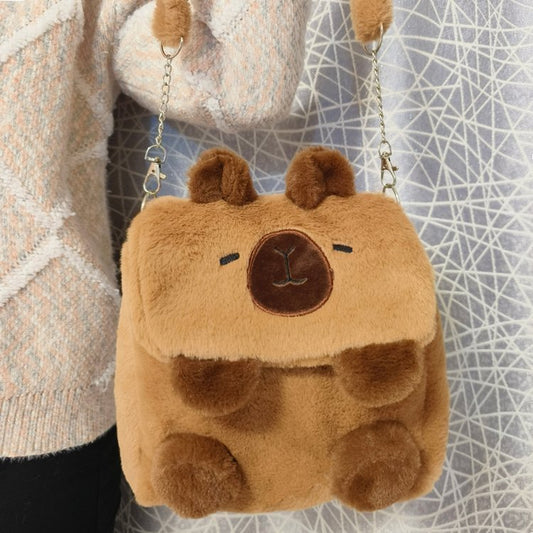  Capybara Cozy Plush Bag 