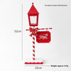 Wrought Iron Post Box Mailbox Sledge Snowman Hotel Front Desk Decoration Ornaments