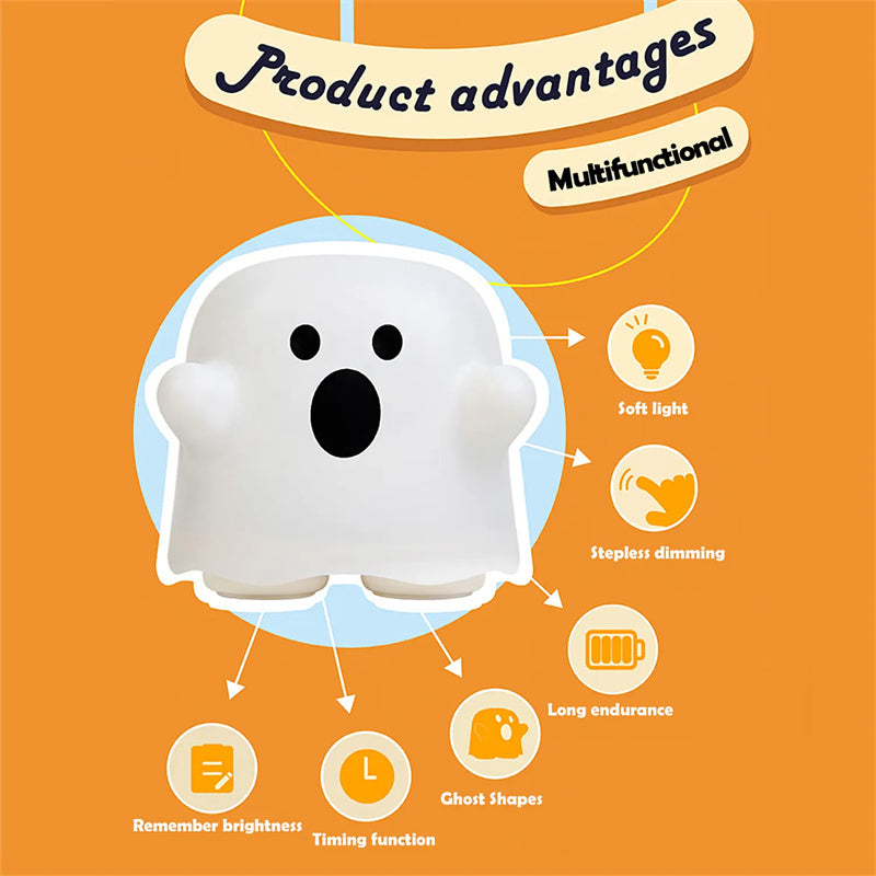  Halloween Cute Ghost Night Light 