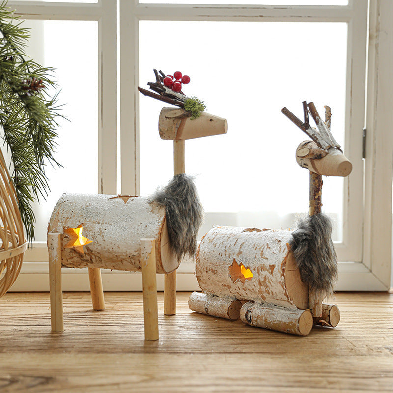  Christmas Elk Handmade Decoration 