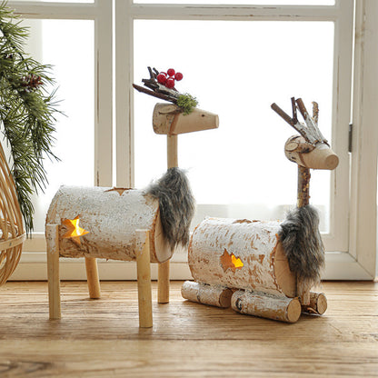  Christmas Elk Handmade Decoration 