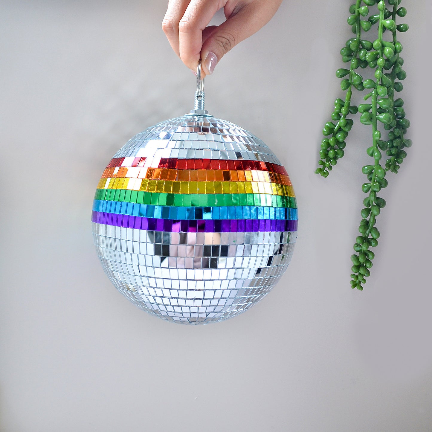  Rainbow Disco Ornament Ball 