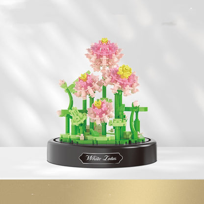 Rose Blossom Blocks: Miniature Garden Assembly Sets