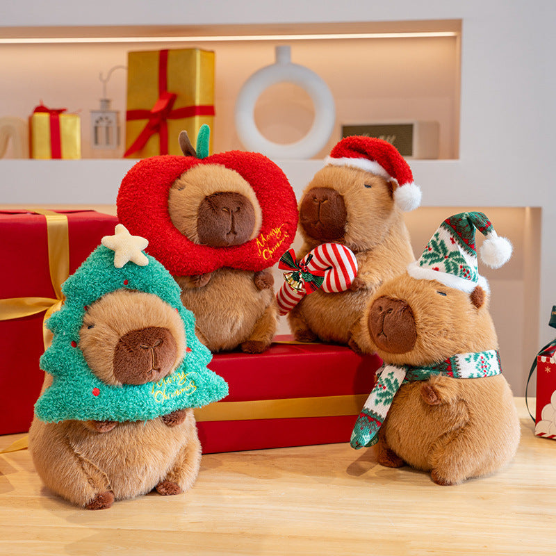  Christmas Capybara Plush 