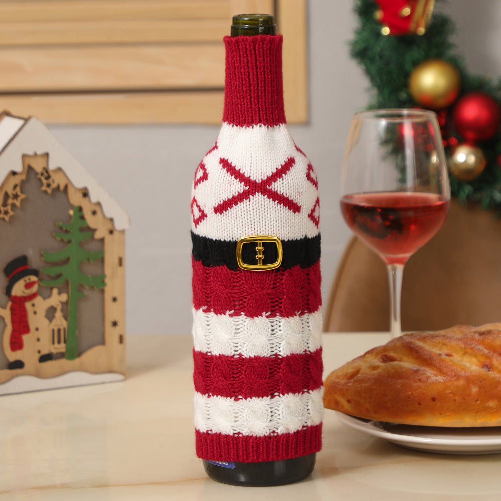  Christmas Letters Wine Bottle Cover 