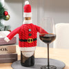 Festive Fizz Knitted Wine Bottle Outfits