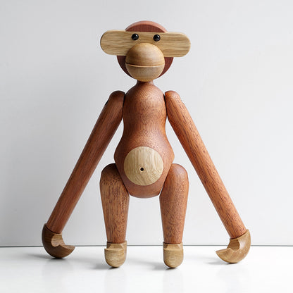  Cheeky Monkey Solid Wood Ornament 