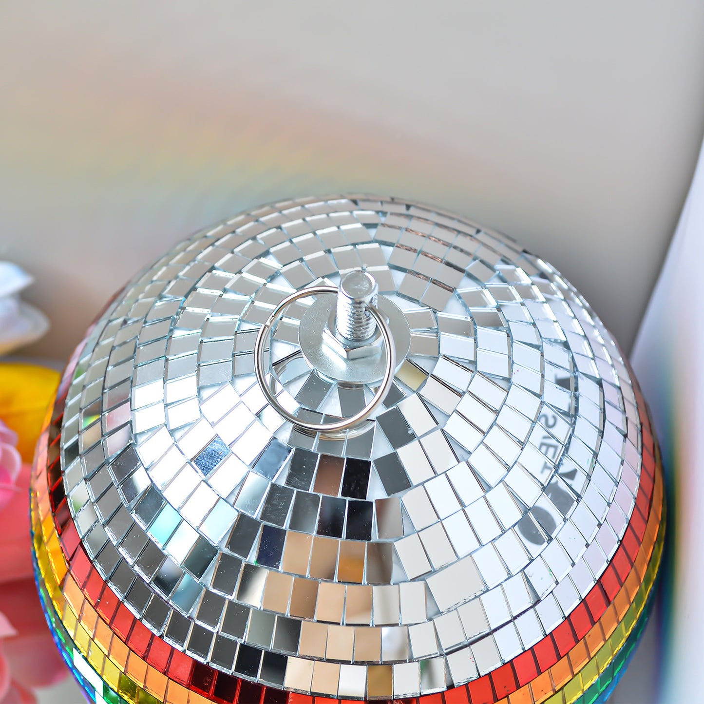  Rainbow Disco Ornament Ball 